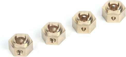 LCX Racing 1/10th RC Crawler Car Brass Hex Wheel Hex Adapter Set 4.7g/PCS for Axial RBX10 RYFT AXI03009 AXI03005, Upgrades Parts Accessories in Saudi Arabia