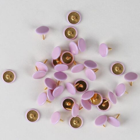 200PCS Thumb Tacks Flat Push Pins Wall Tacks Round Head Thumbtack (Green+Gold) in Kuwait