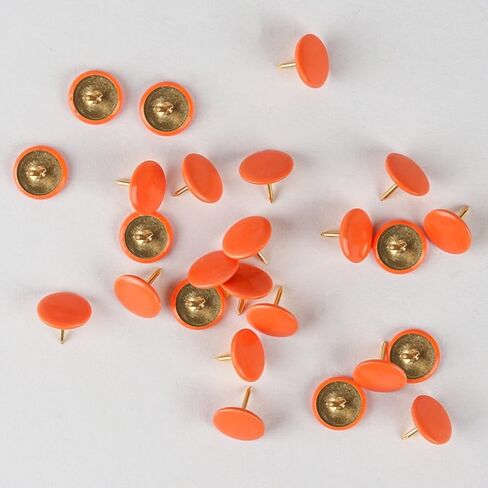 200PCS Thumb Tacks Flat Push Pins Wall Tacks Round Head Thumbtack (Green+Gold) in Kuwait