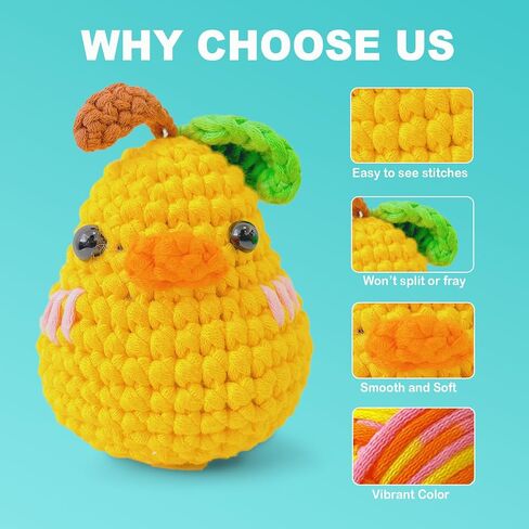 3 * 50g/1.76oz Yarn for Crocheting and Knitting, 3 * 60yds Beginner Yarn with Easy-to-See Stitches; Worsted-Weight Medium #4;Amigurumi-Friendly Crochet Kit(Petal+Blue+Merry Pink) in Saudi Arabia