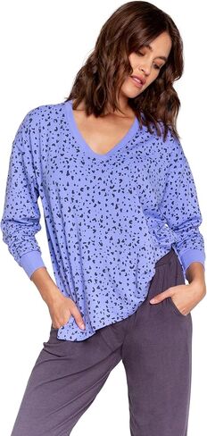 PJ Salvage Women's Loungewear Molly Modal Long Sleeve Top in Saudi Arabia