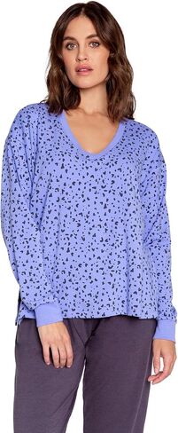 PJ Salvage Women's Loungewear Molly Modal Long Sleeve Top in Saudi Arabia