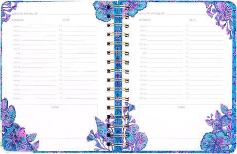 Lilly Pulitzer Undated To Do Planner, Hardcover Daily Planner, Personal Organizer with Hourly Schedules and Notes Pages, Shells n Bells in Saudi Arabia