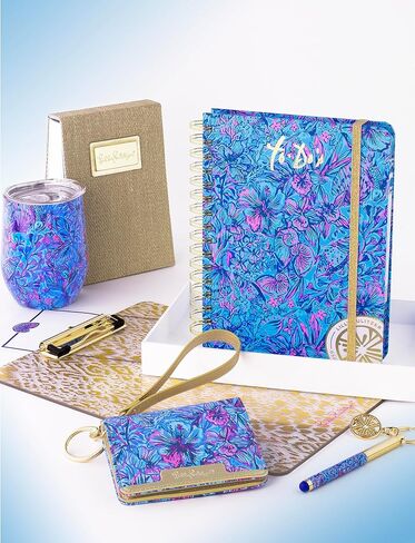 Lilly Pulitzer Undated To Do Planner, Hardcover Daily Planner, Personal Organizer with Hourly Schedules and Notes Pages, Shells n Bells in Saudi Arabia