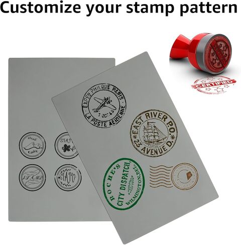 3 قطع من أوراق الطوابع المطاطية لآلة النقش بالليزر، مقاس A4، مكعبات نحت الطوابع المطاطية، أدوات نحت الطوابع المطاطية، ملحقات النقش بالليزر للحرف المطاطية الناعمة، رمادي in Kuwait
