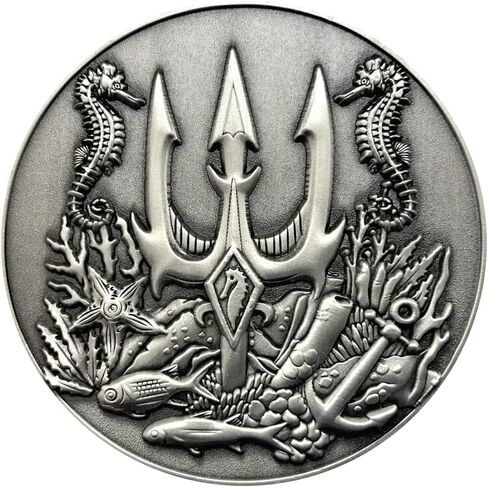 Anubis - Large Collectible Display Coin, Includes Stand, 3D Dual-Sided, 2.75", 4oz, Zinc Alloy in Saudi Arabia