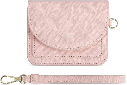 CLUCI Small Womens Wallet Leather RFID Blocking Card Holder Ladies Wallets with Wrist Strap Black in Kuwait