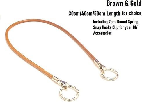 Cowhide Genuine Leather Purse Strap,Round Leather Cord for DIY Vintage Purse Straps in Kuwait