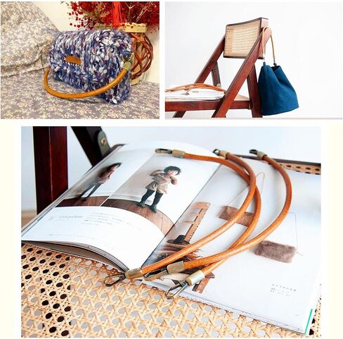 Cowhide Genuine Leather Purse Strap,Round Leather Cord for DIY Vintage Purse Straps in Kuwait