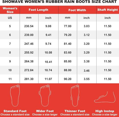 Showave Women's Rain Boots Mid Calf Waterproof Rubber Neoprene Boots with Easy Handles Mud Boots Outdoor Working Boots for Barn Garden Chore in Saudi Arabia