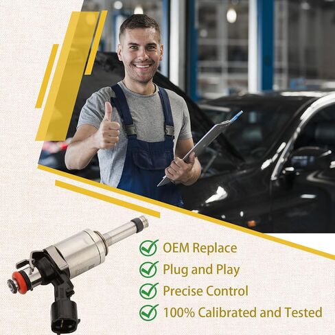 حاقن الوقود عالي الضغط OE 3.5L GTDI، متوافق مع/Ford F150 Expedition، متوافق مع/Lincoln 3.5 Navigator 2011 2012 2013 2014 2015 2016 2017 2018 2019 |CM5211| |6 ثقوب| |مجموعة من 6| in Saudi Arabia