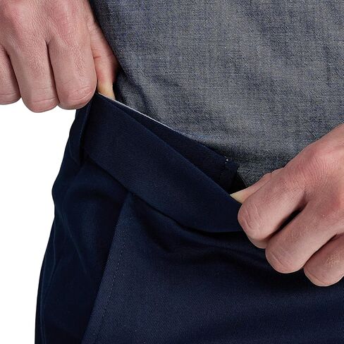 Haggar Men's Wrinkle Free Classic Fit Flat Front Khaki Pant in Saudi Arabia