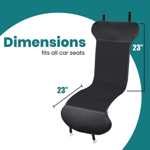 ZONETECH Car Travel Seat Cover Cushion 2-Pack Premium Quality Classic Black Comfortable Seat Cushion in Kuwait