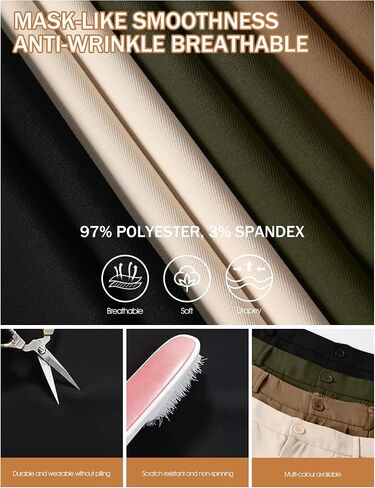 Buauty Women's Wide Leg Cargo Pants High Waisted Trousers Pants Casual Dress Pants with Pockets 2024 Loose Business Clothes in Saudi Arabia