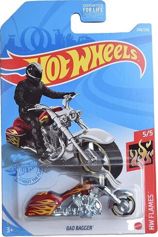 Hot Wheels Bad Bagger, Flames 5/5 [red] 248/250 in Saudi Arabia