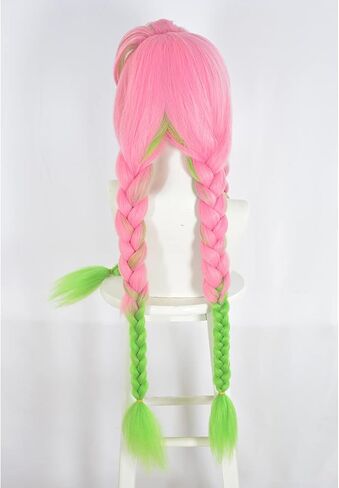 Women's Green Wig Short Curly Wavy Bob Wig Girls Cosplay Costume Halloween (Light Green) in Saudi Arabia