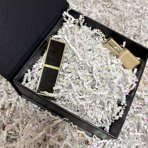 JINZOFLY Crinkle Cut Paper Shred Filler, 100g Shredded Paper for Gift Wrapping Basket, Crinkle Paper Easter Grass Paper for Wedding Birthday Wrapping Boxes Bags in Kuwait