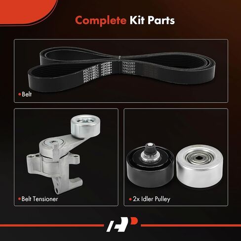 A-Premium Engine Serpentine Belt Drive Kit Compatible with Toyota Tacoma 2007-2020 2022, 4Runner 2010-2.7L in Saudi Arabia