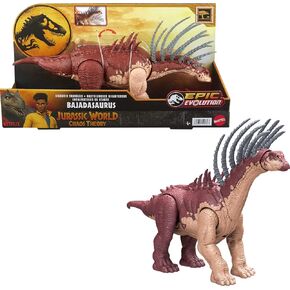 Mattel Jurassic World Dominion Dinosaur Figure Gigantic Trackers Stegosaurus with Attack Motion & Tracking Gear, Toy with Physical & Digital Play