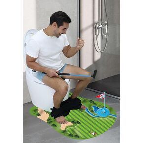 Glow in the Dark Toilet Golf, Toilet Games, Dad Gifts Gag Gifts, Mens Gifts Ideas, Funny Gifts for Men to Pass Boring Time, Gag Gifts for Men to Laugh, Funny Golf Gifts, Christmas Stocking Stuffers
