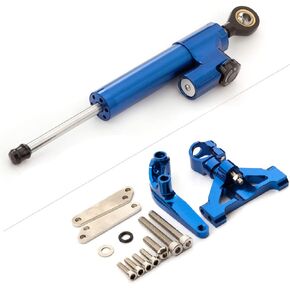 Fit For Ninja ZX14R ZZR1400 2006...-2013 2014 2015 2016 2017 2018 2019 2020 Motorcycle Steering Damper Stabilizer Buffer Control Bar With Mounting Bracket Support Kit Full Set