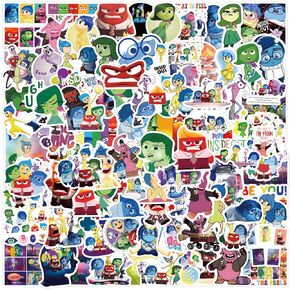 120 PCS Inside Out Stickers,Cartoon Movie Stickers for Water Bottle,Laptop,Phone,Skateboard,Game Gift Stickers for Teens Girls Kids