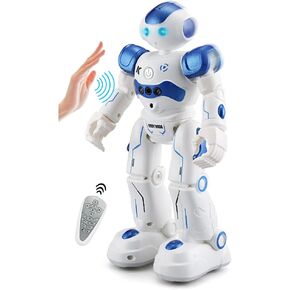PowerTRC Robot Toys for Kids 2-4, Robot Remote Control for Kids Interactive Rechargeable Smart Dancing Educational Programmable Gesture Sensing Toddler RC Robot Boy Toy (Pink)
