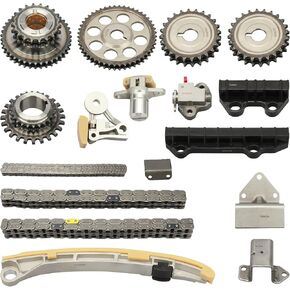 MAYASAF Engine Timing Chain Kit for Chevy Tracker 2001-04, for Suzuki Grand Vitara 1999-05/Vitara 2004/Suzuki XL-7 2005-06 2.5L/2.7L V6