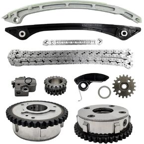Timing Chain Kit With 2PC VVT Sprocket Fit for Ford Explorer Edge Escape Fusion 2012-2015 Lincoln MKT MKZ MKC 2013-2015 2.0L L4 Turbo