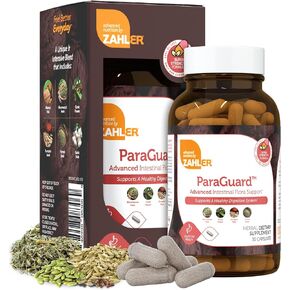 Zahler - ParaGuard Capsules - Gut Health Supplement - Formula has Wormwood, Garlic Bulb, Pumpkin Seed, Clove & More - Natural Support for Humans - Certified Kosher 20 Count