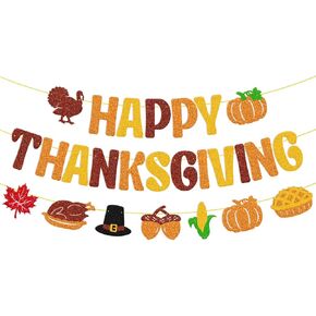 لافتة عيد الشكر السعيدة، عيد الشكر، إكليل الخريف، أوراق القيقب، فطيرة اليقطين، الخريف، تركيا، الحصاد، عيد الشكر، زينة حفلات عيد الشكر in Kuwait