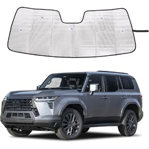 Windshield Sunshade Fit for Lex-us GX 2024, Folding Car Sun Shade for Front Window, Auto Sun Protection Visors Blocks UV Rays and Keeps Vehicle Cool (for Lex-us GX 2024)