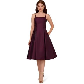 Adrianna Papell Women's Mikado Midi Dress