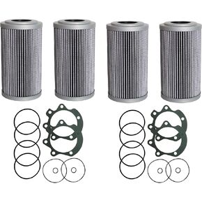 4 PCS Transmission Filter Kit Compatible with Allison MD3060 3000-4000 Replaces OE# 29548988 29558118 29558329