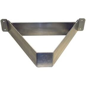 Pit Pal Products Funnel Rack, Wall Mount, Large Funnel, Aluminum, Natural, Each