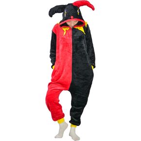 Adult Onesie Clown Onesies Costume Animal One Piece Joker Pajamas Halloween Homewear Jumpsuit Unisex Sleepwear