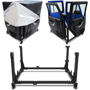 Door Storage for Jeep Movable Door Hangers with Dust Bag for 2/4 doors Jeep Wrangler TJ YJ JK JL Gladiator JT 1987-2023