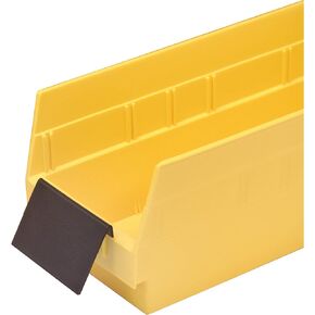 Quantum ELH410 Extended Label Holder, 10° Angle, Black, Pack of 24