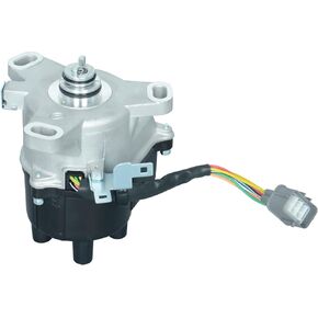 Ignition Distributor w/Cap & Rotor TD-63U Compatible with 1999-2000 Honda Civic L4 1.6L 30100-P2E-A11 TD63U TD-73U
