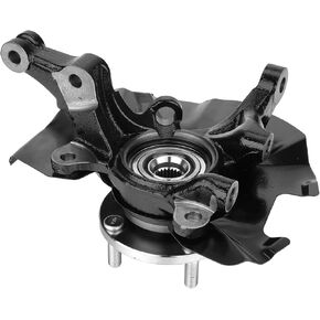Front Steering Knuckle & Wheel Bearing Hub Assembly Compatible with Kia Rio 2006-2009, Rio5 2006-2009,Hyundai Accent 2006-2011,Right Passenger Side Replaces #517161G100