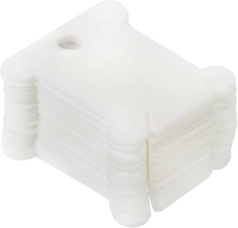 PATIKIL Plastic Floss Bobbin, 100 Pack Sewing Thread Card Board for Cross Stitch Embroidery Storage Organizer, Blue in Kuwait