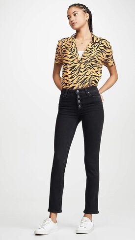 PAIGE Women's Hoxton High Rise Slim Fit Ankle Jean in Saudi Arabia