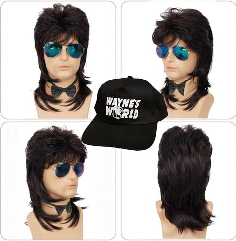 ThatsRad Adult M & L Mesh Trucker Hat Cap Snapback Cosplay Costume Halloween (M) in Saudi Arabia