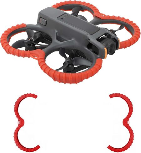 واقي حماية المروحة AVATA 2، غطاء حماية مضاد للتصادمات لملحقات الطائرة بدون طيار DJI AVATA 2 (أحمر) in Kuwait