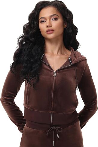 Juicy Couture Women's Classic Juicy Hoodie with Back Bling in Saudi Arabia