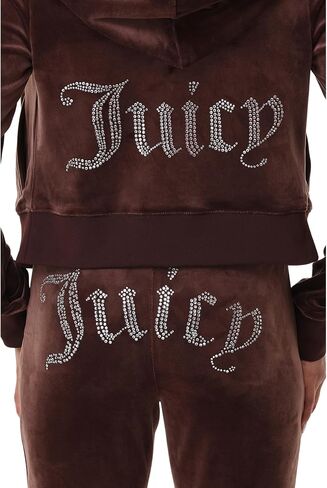 Juicy Couture Women's Classic Juicy Hoodie with Back Bling in Saudi Arabia