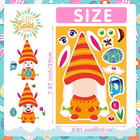 St.Patricks Day Craft Kit for Kids, Leprechaun Ornaments Hanging Art and Craft DIY Project, Make Your Own Leprechaun Stickers Kit, St Patricks Day Shamrock Crafts Party Favors Decorations, 24 Sets in Kuwait