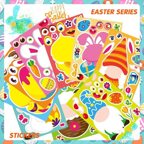 St.Patricks Day Craft Kit for Kids, Leprechaun Ornaments Hanging Art and Craft DIY Project, Make Your Own Leprechaun Stickers Kit, St Patricks Day Shamrock Crafts Party Favors Decorations, 24 Sets in Kuwait