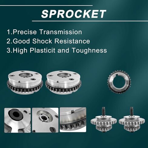 9-0753SVVT Engine Timing Chain Kit with VVT Sprocket, Camshaft Phaser and Solenoid Actuator Fit for Chevy,Buic-k,Cadilla-c,GM-C,Pontia-c,Satur-n, Suzuk-i in Saudi Arabia