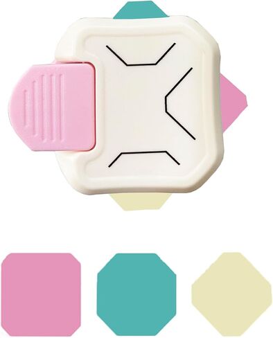 MIAO JIN 3 in 1 Chamfer Corner Punch Creative Pattern Corner Cutter for Paper Crafts, Laminate, Cardstock, Business Card, DIY Projects, Photo, Card Making and Scrapbooking in Saudi Arabia